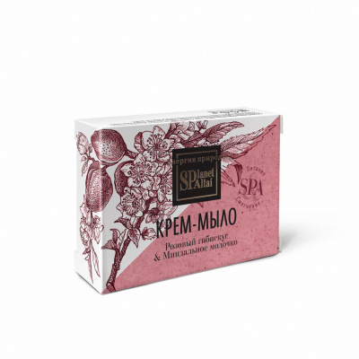 Cream Soap “Rose Hibiscus & Almond Milk”