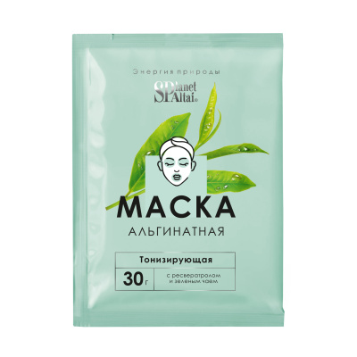 Resveratrol & Green Tea Extract Tonic Alginate Mask