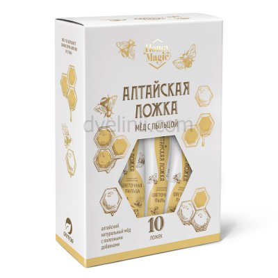 Altai Spoon «Honey with Pollen» Honey Magic 