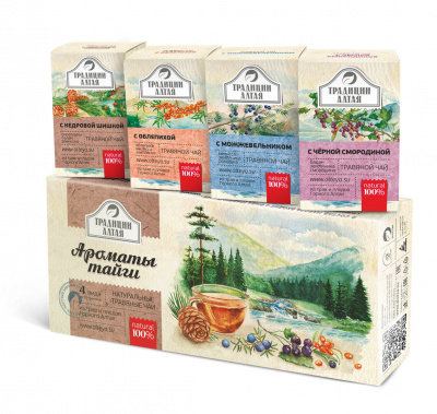 Gift Set of Herbal Teas “Taiga Aromas”
