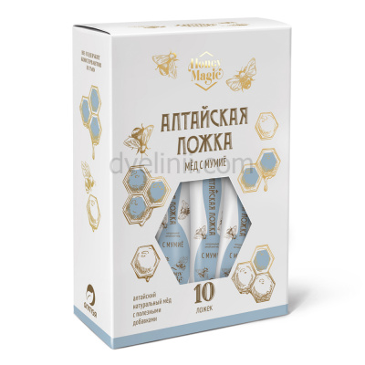 Altai Spoon «Honey with Mumiyo» Honey Magic 