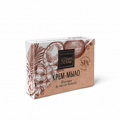 Cream Soap “Jasmine & Coconut Oil”